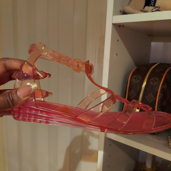 Pink jelly gladiator sandals - Picture 5 of 12